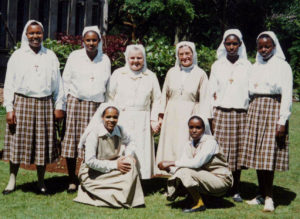 Il primo gruppo di novizie e postolante in Kenya - 1994